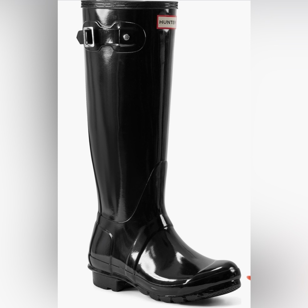 Hunter Black Tall Waterproof Winter Boots